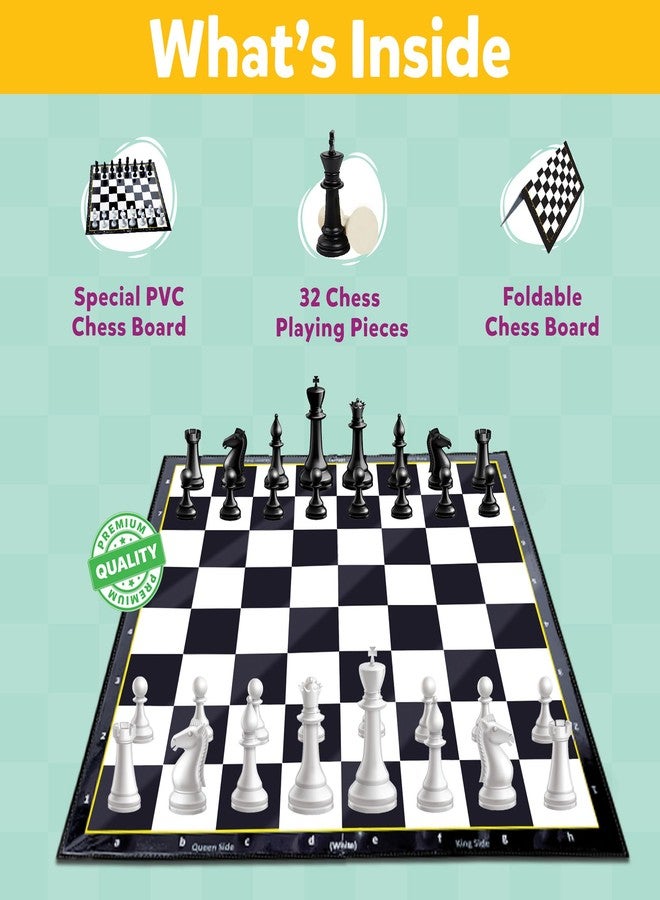 Little Berry Junior Chess Board Game Set (Pack of 6) | 11”x11” Foldable Game Board | Birthday Return Gifts for Kids Ages 8 9 10 11 12 | Strategy Game | Gift Set - Image 2