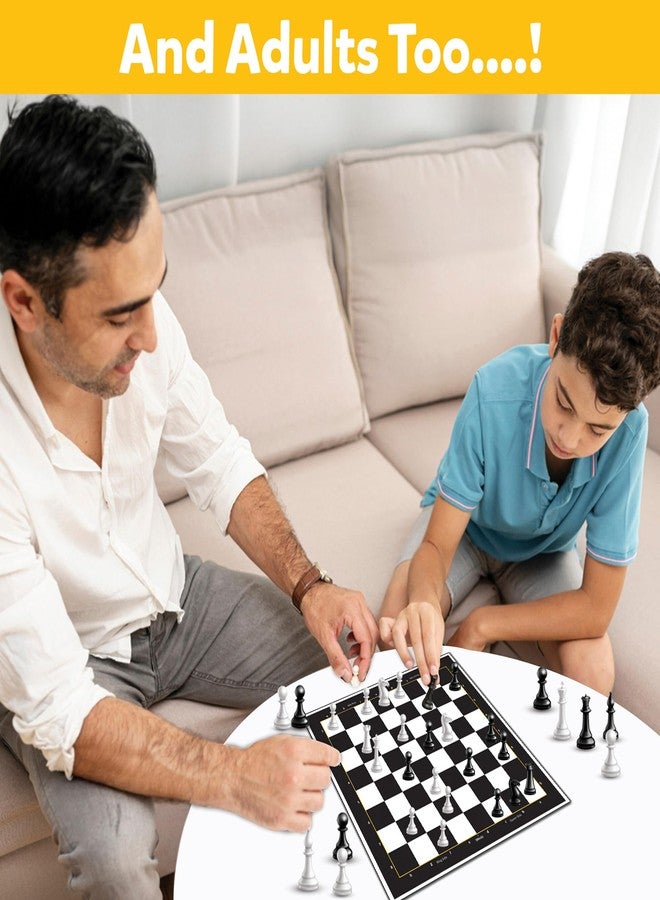 Little Berry Junior Chess Board Game Set (Pack of 6) | 11”x11” Foldable Game Board | Birthday Return Gifts for Kids Ages 8 9 10 11 12 | Strategy Game | Gift Set - Image 4