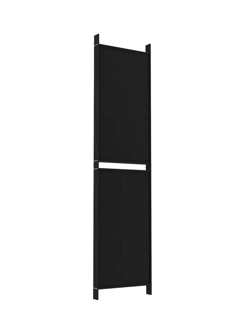 فيداكسل مقسم غرفة 5 ألواح أسود قماش 250x200 سم  - Image 4