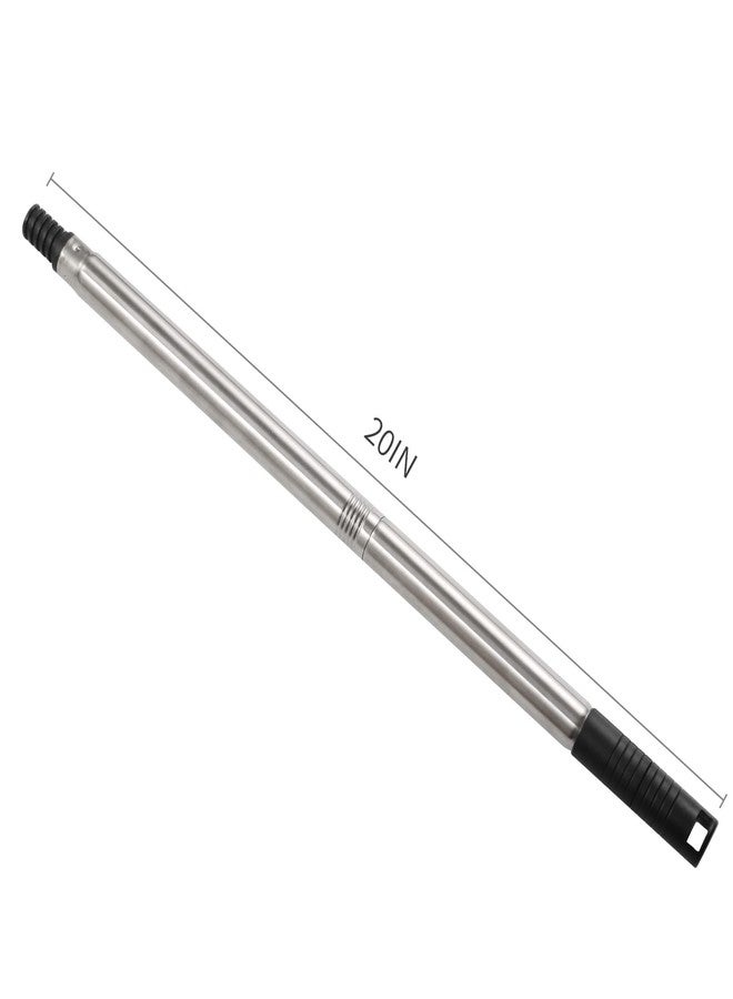 NANJA Paint Roller Extension Poles, 5 Piece Painting Extension Pole Extends to 48.5" Stainless Steel Telescopic Rod for Paint Roller Brushes to Easily Brush The Ceiling - Image 3