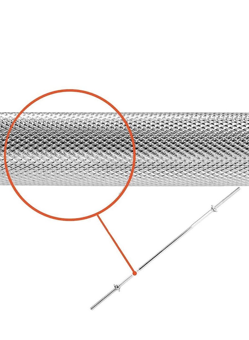 KANGAROO 120cm Weight Lifting Bar – Chrome Pivot Lock, High Strength Exercise Bar for Home & Gym Strength Training, Durable & Versatile - Image 3