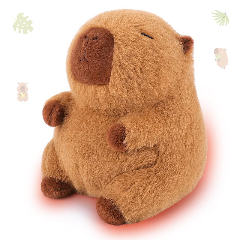 Sprinqdawin Microwavable Heating Pad Stuffed Animal for Period CrampsWeighted Capybara Plush2lbs Heatable Coolable Capybara Stuffed AnimalCapybaras Plush Toys BirthdayValentines Gifts for Adults - Image 3