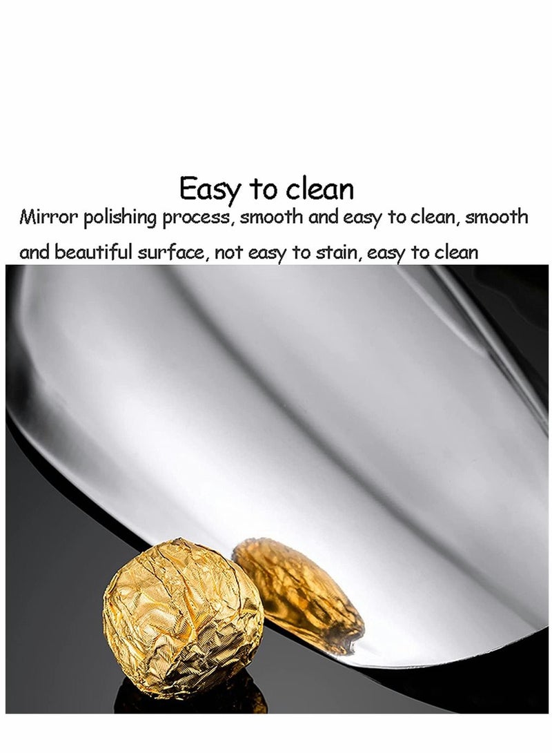 SYOSI Stainless Steel Scoops, Thickened Multifunctional Shovel Aluminum Alloy Ice Shovel Ice Cube Shovel Flour Rice Feed Shovel Food Tea Shovel For Kitchen, Garden, Silver 38 Ounce - Image 5