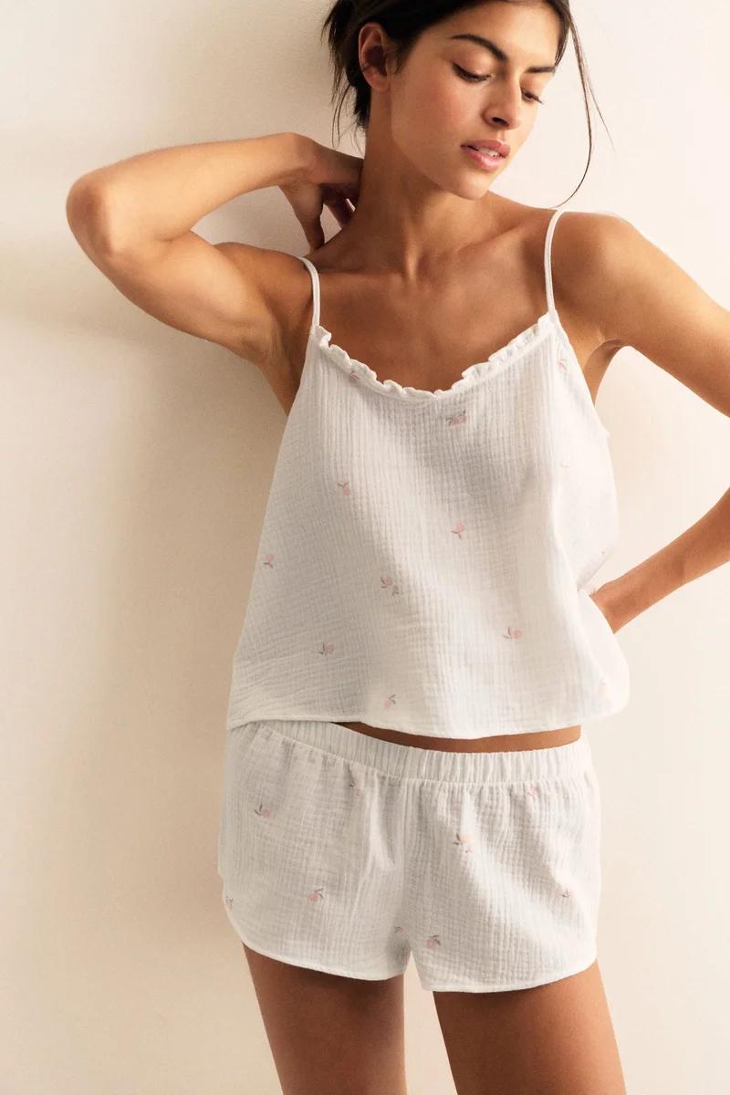 H&M Cotton muslin pyjamas