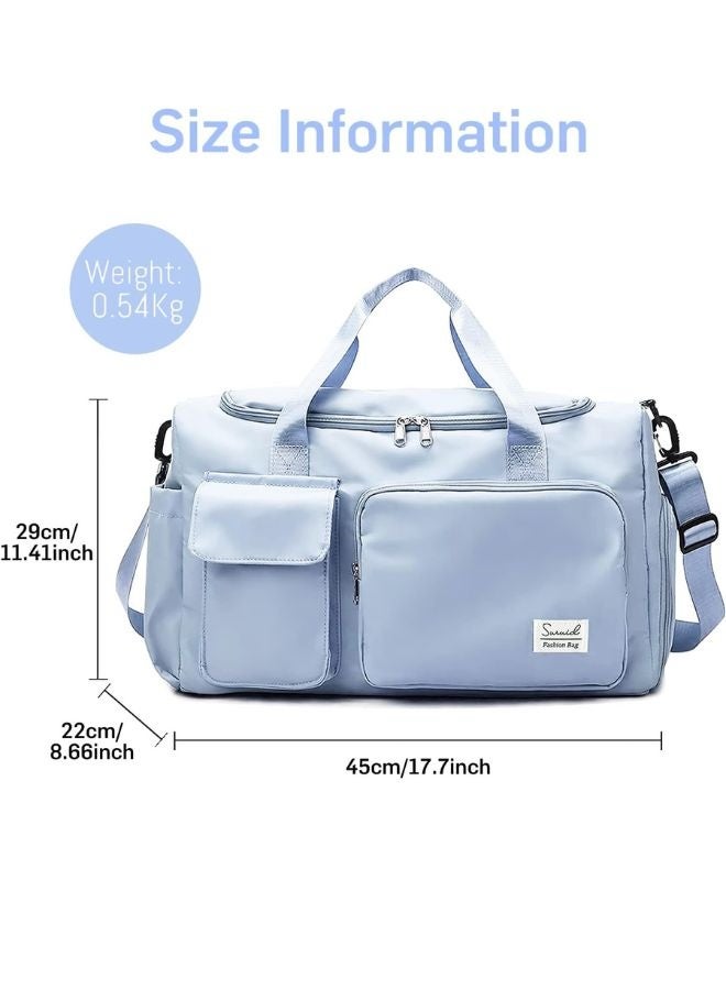 TodyJeyHo Men's and women's sports and gym travel bag with a shoe compartment and separate wet and dry sections - Image 2