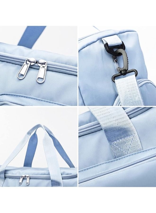 TodyJeyHo Men's and women's sports and gym travel bag with a shoe compartment and separate wet and dry sections - Image 4
