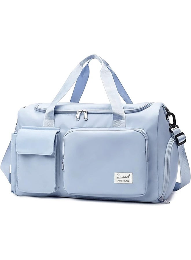 TodyJeyHo Men's and women's sports and gym travel bag with a shoe compartment and separate wet and dry sections - Image 1