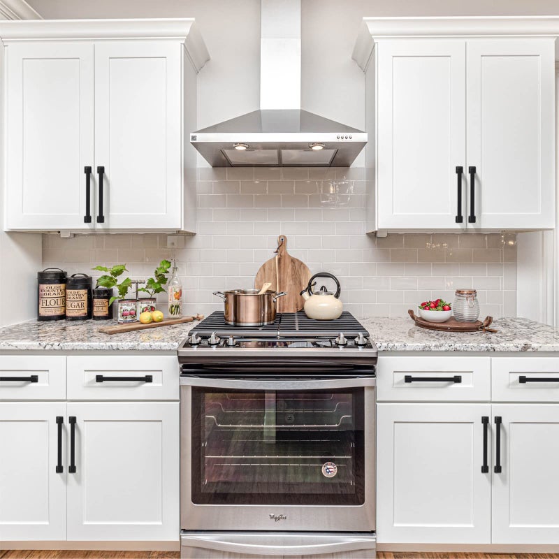 9BUILD مجموعة من 10 مقابض لخزائن المطبخ من 9Build، مقاس 5 بوصات، لون أسود مطفي، أدوات خزائن المطبخ، مقابض للخزائن، مقابض للخزائن - Image 5