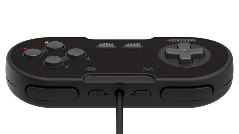 Retro Bit Retro-Bit Legacy 16 Wired USB Controller - Features Home, SS & ZL/ZR Buttons - for Switch, PC, MacOS, RetroPie, Raspberry Pi - Onyx - Image 3