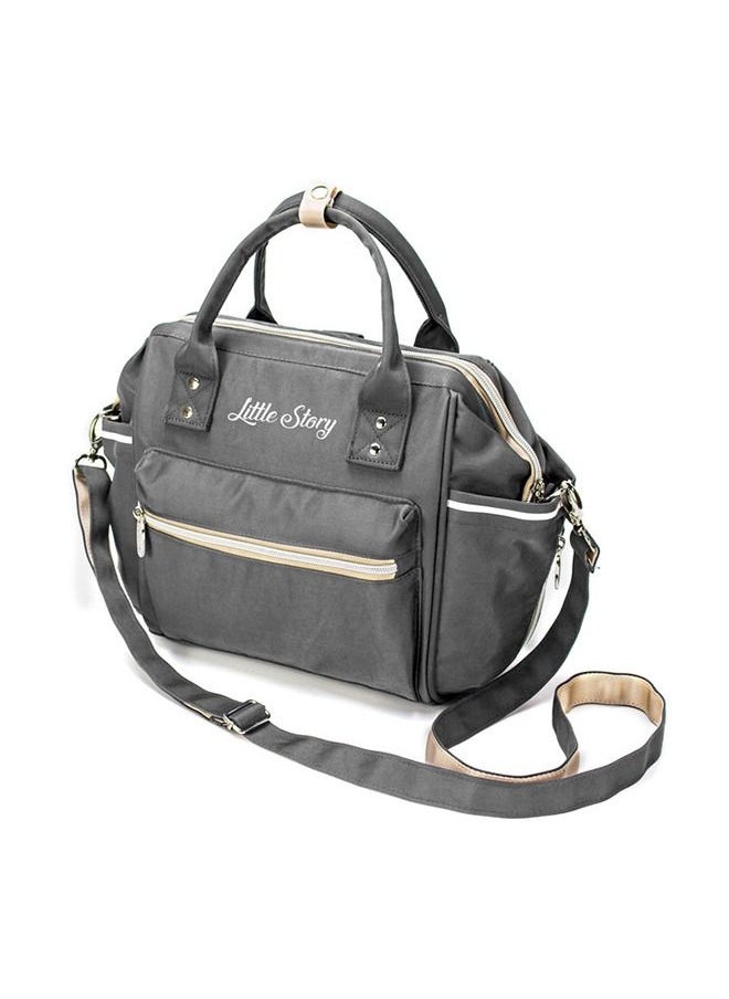 Little Story - Ace Diaper Bag - Grey - Image 1