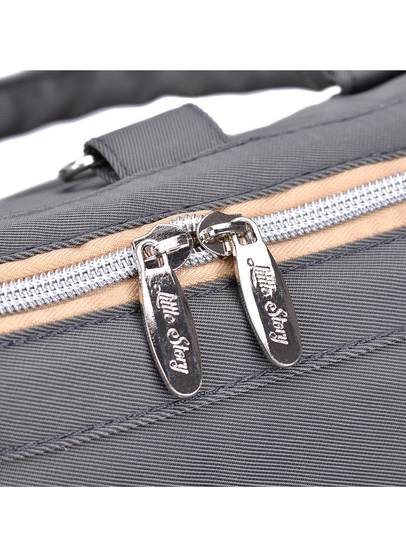 Little Story - Ace Diaper Bag - Grey - Image 1