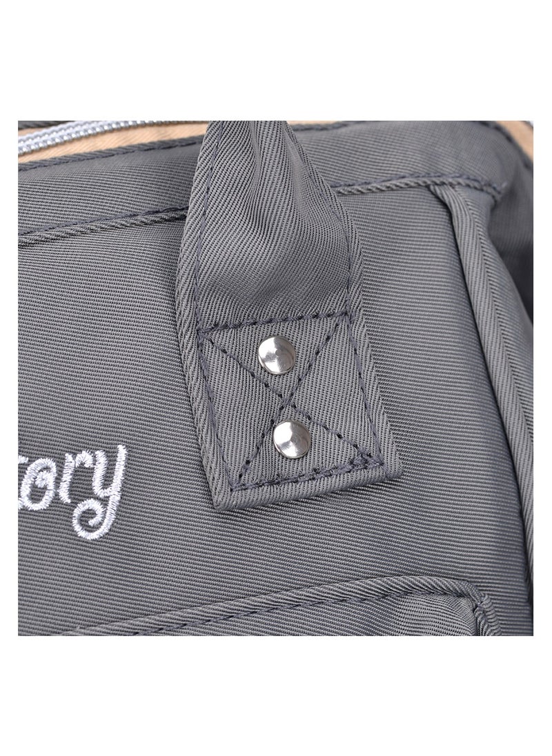 Little Story - Ace Diaper Bag - Grey - Image 1