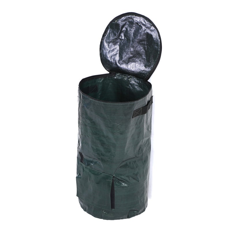 Organic Waste Kitchen Garden Yard Compost Bag Environmental PE Cloth Planter (35 x 60cm) - Image 5