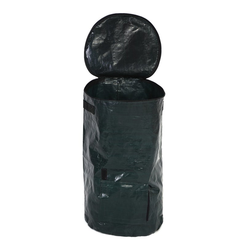 Organic Waste Kitchen Garden Yard Compost Bag Environmental PE Cloth Planter (35 x 60cm) - Image 1