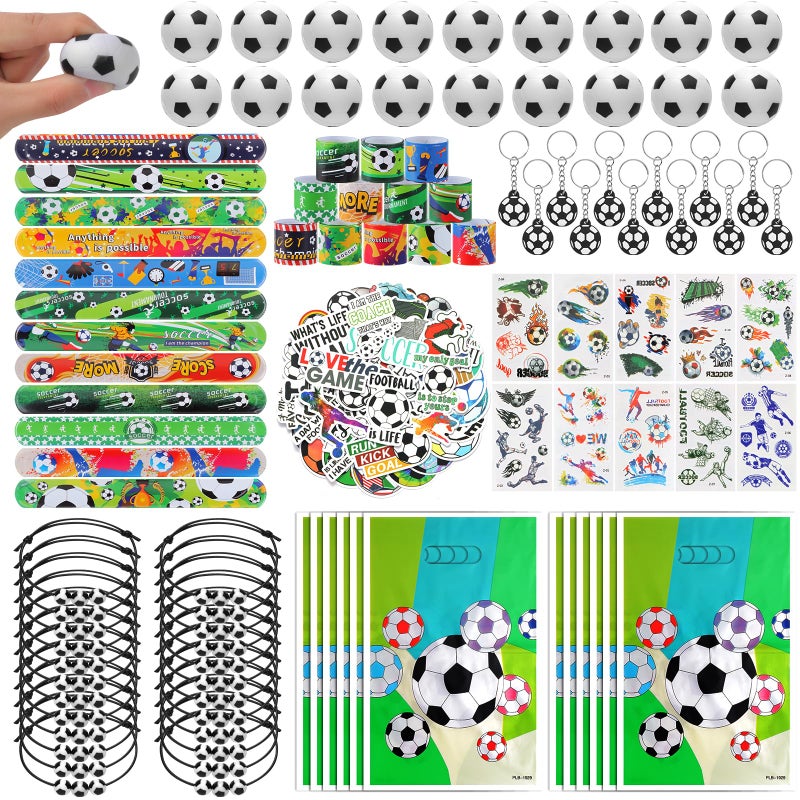 Kolewo4ever 294 Pieces Soccer Party Supplies Set Bulk Sports Goodie Bag Fillers for Soccer Party Gifts Bags - Image 2