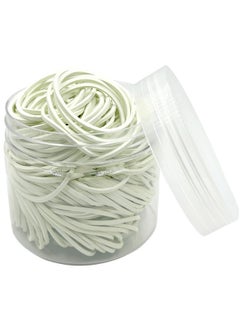 hodooly White Rubber Bands,200Pcs Elastic Bands Sturdy Rubber Band For School Home And Office Use  - Image 1