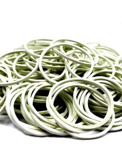 hodooly White Rubber Bands,200Pcs Elastic Bands Sturdy Rubber Band For School Home And Office Use  - Image 2