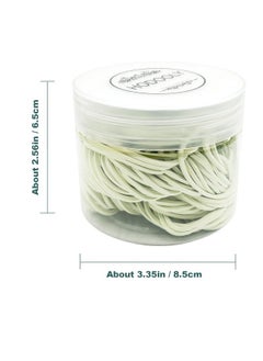 hodooly White Rubber Bands,200Pcs Elastic Bands Sturdy Rubber Band For School Home And Office Use  - Image 4