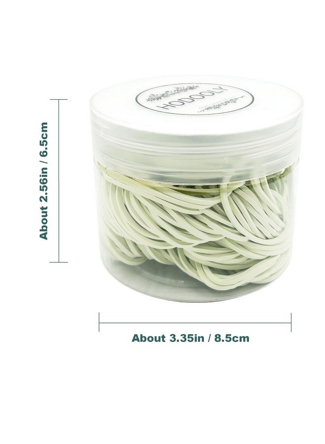 hodooly White Rubber Bands,200Pcs Elastic Bands Sturdy Rubber Band For School Home And Office Use - Image 4