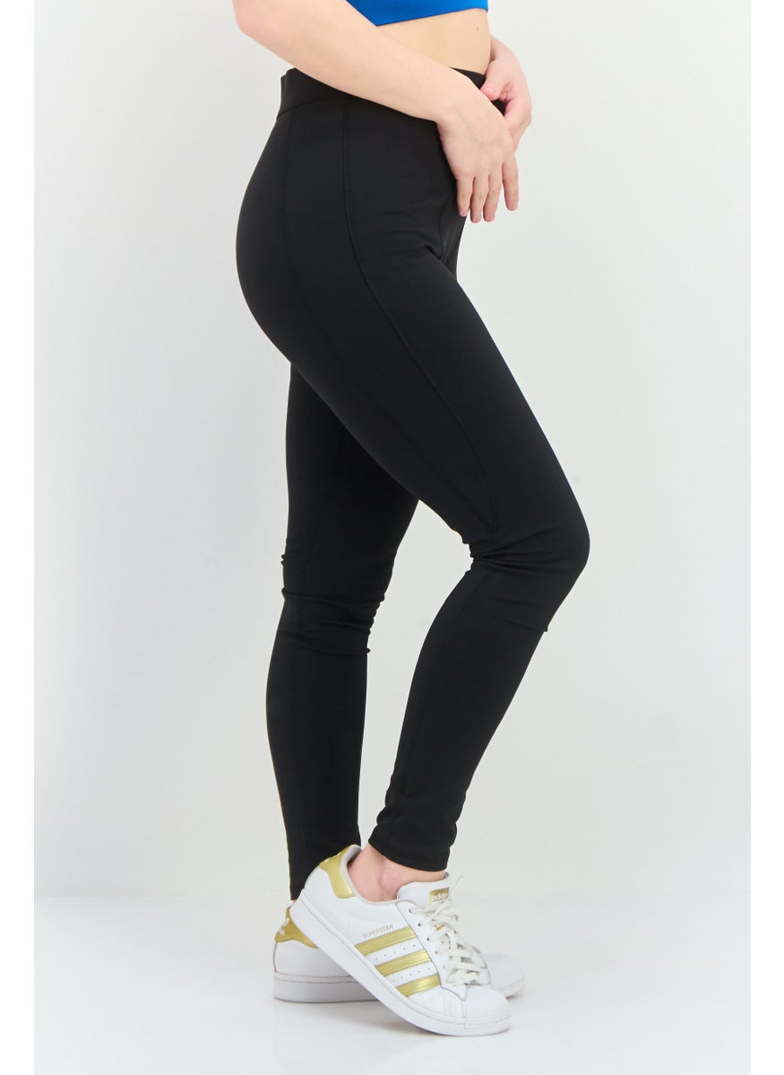 90 Degree By Reflex Women Sportswear Fit Training Leggings, Black  - Image 3