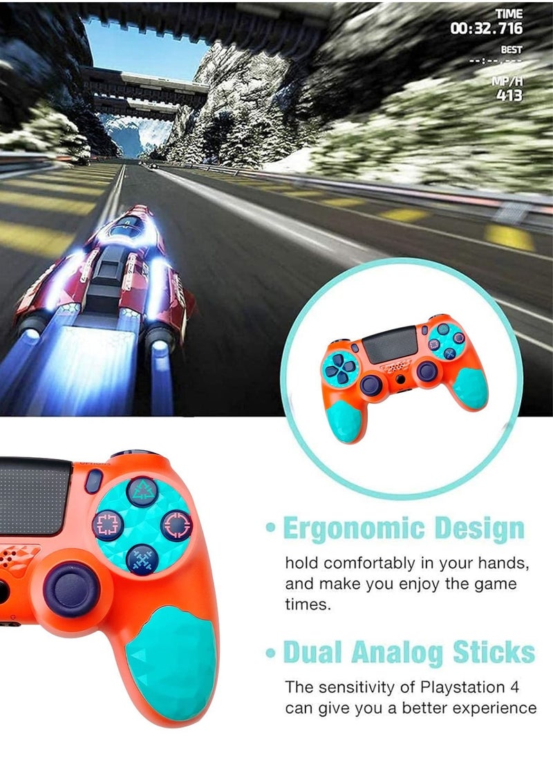 CubeG - Wireless Controller for Playstation 4 | Gamepad Controller Compatible with PS4/Slim/Pro/PC, with Dual Vibration Feedback/Motion Sensing/Touchpad/Light Bar/Speaker/3.5mm Headphone Jack  Gamepad - Image 1