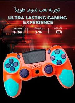 XnYao Wireless Controller for PS4, Dual Vibration Game Joystick Controller for Ps4/Slim/Pro/PC , with Motion Sensing/Touchpad/Light Bar/3.5mm Audio Jack Gamepad  - Image 3