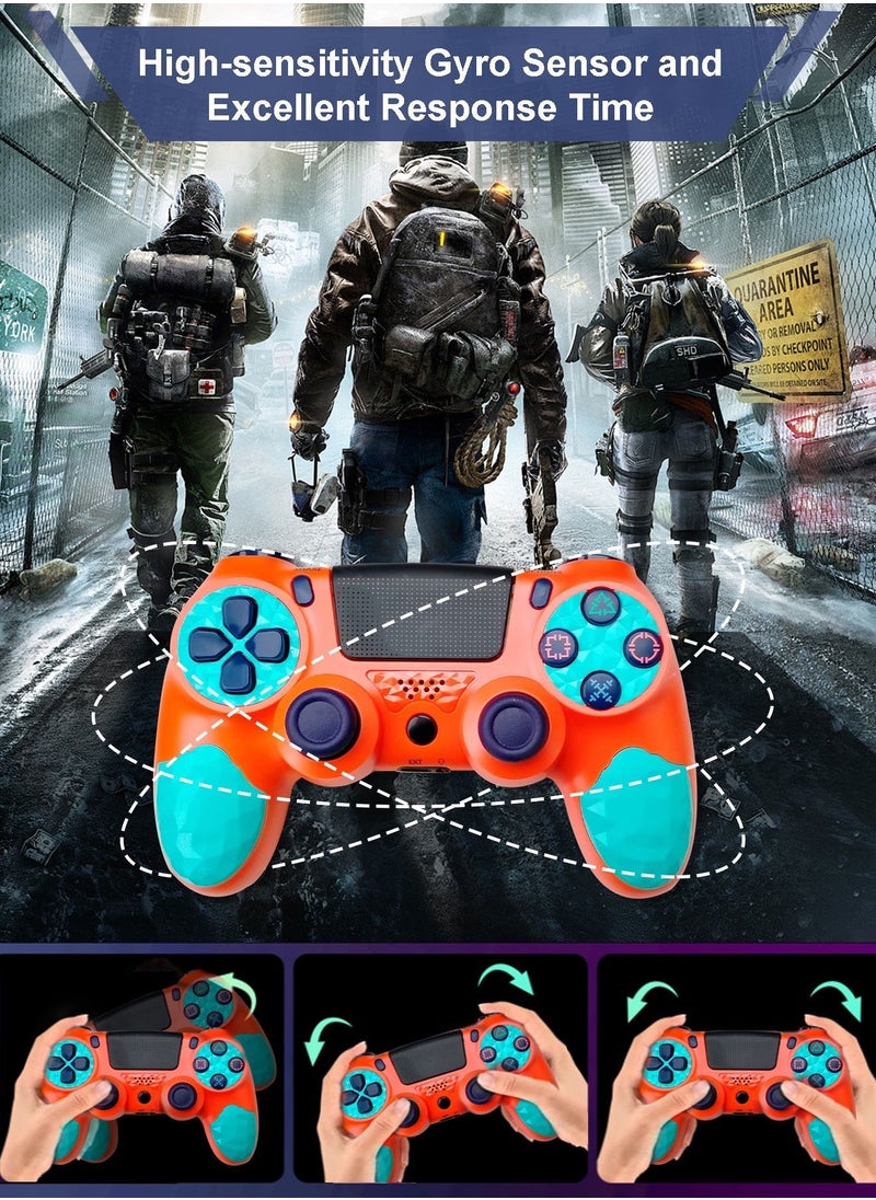 CubeG - Wireless Controller for Playstation 4 | Gamepad Controller Compatible with PS4/Slim/Pro/PC, with Dual Vibration Feedback/Motion Sensing/Touchpad/Light Bar/Speaker/3.5mm Headphone Jack  Gamepad - Image 1