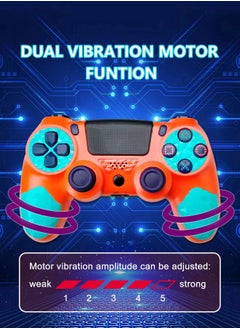 XnYao Wireless Controller for PS4, Dual Vibration Game Joystick Controller for Ps4/Slim/Pro/PC , with Motion Sensing/Touchpad/Light Bar/3.5mm Audio Jack Gamepad  - Image 5