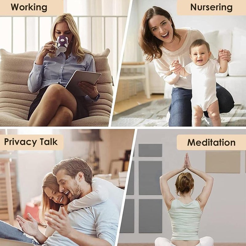 White Noise Machine, Portable Handheld Sound Machine Night Light Sleep Instrument with Various Music Sleep Aid Device Support for Home Travel Night Use - Image 4