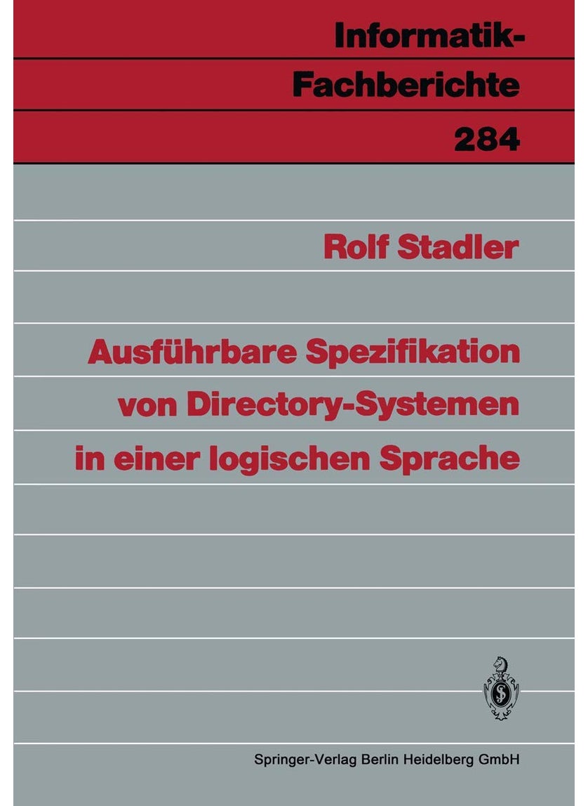 Ausführbare Spezifikation von Directory-Systemen in einer logischen Sprache 