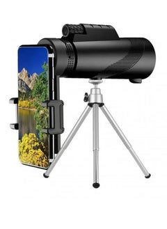 جينيكست تلسكوب 40x60 HD تكبير عدسة بصرية للرؤية الليلية والنهارية تلسكوب أحادي العين للسفر نطاق السياحة مناظير نطاق للداخلية/الخارجية  - Image 2