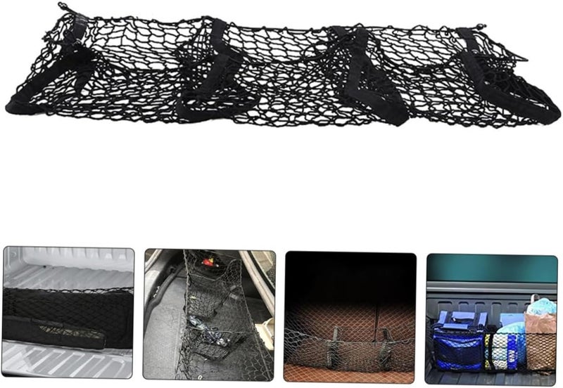 VOSAREA Heavy Duty Car Cargo Net Versatile Trunk Organizer for Suvs Off Road Vehicles Durable Mesh Design for Camping Travel Outdoor Activities Fit - Image 3