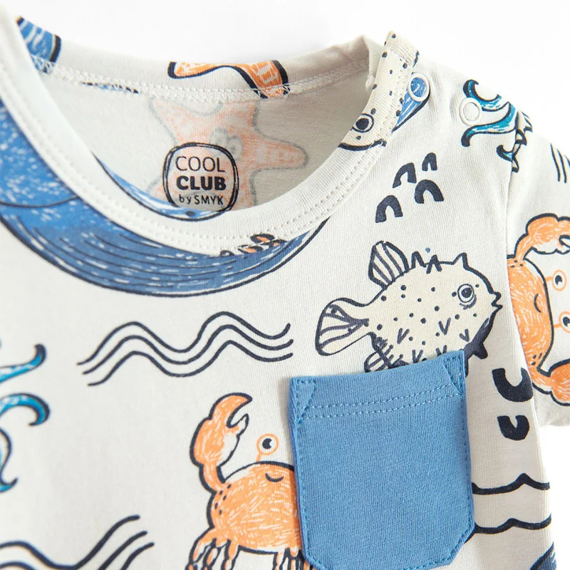 Cool Club by SMYK GREY COTTON BODY S/S