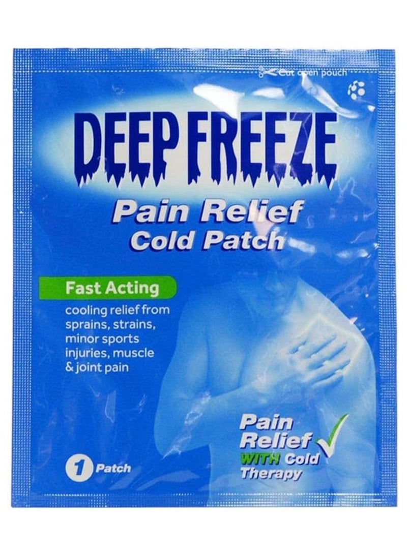 Deep Freeze Pain Relief Cold Patch Single 1 Pc 