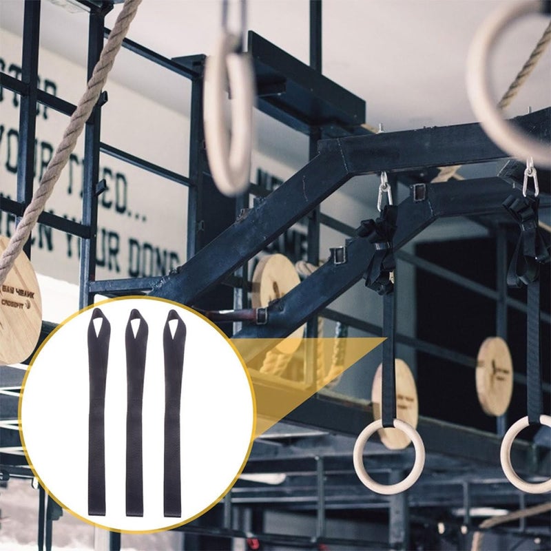 LIFKOME 4Pcs 32Cm Black Nylon Motorcycle Binding Straps Tie Down Straps for Bikes with Hooks Heavy-Duty Securing for Motorcycles Scooters and ATV Cargo Transport - Image 5