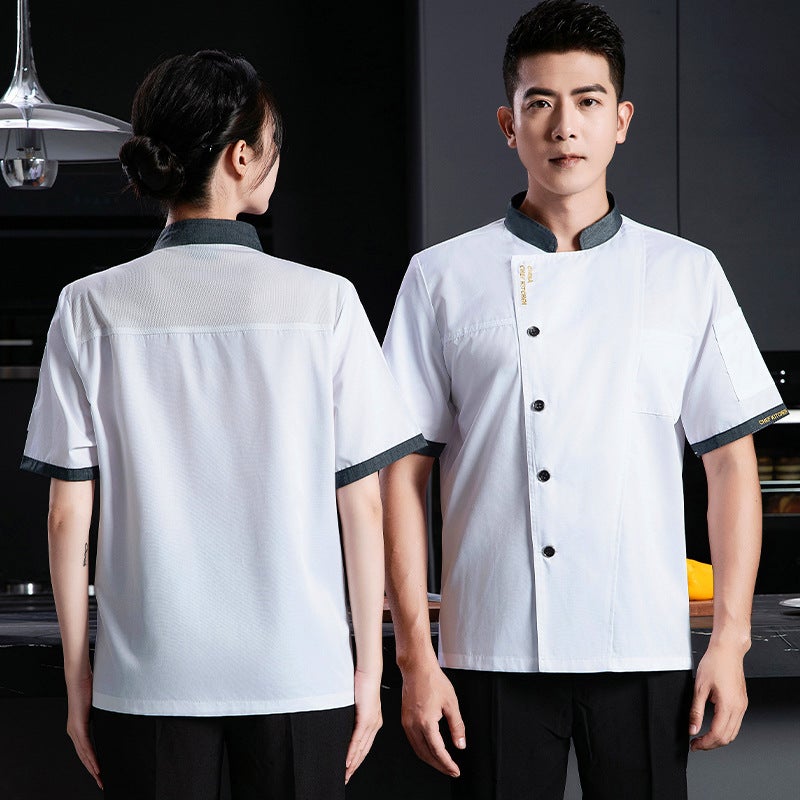 New Catering Chef Work Clothes Long Sleeve Clothes For Men And Women Plus Size Suit Restaurant Restaurant Kitchen Uniform Enlarge - Image 1
