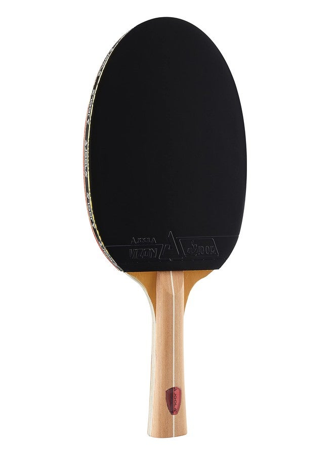 JOOLA Omega Control - Tournament Peformance Ping Pong Paddle - Table Tennis Racket for Advanced Training with Flared Handle - Includes Adapter 32 Table Tennis Rubber - Designed for Control - Image 1