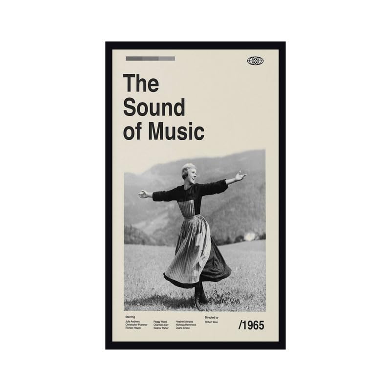 BLINKART BLINKART Aesthetic The Sound of Music Movie Photo Frame Album Poster Mid Century Wall Art Print Decor For Home Bedroom Living Room Bedroom Home Office Study Room  - Image 1