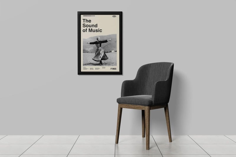 BLINKART BLINKART Aesthetic The Sound of Music Movie Photo Frame Album Poster Mid Century Wall Art Print Decor For Home Bedroom Living Room Bedroom Home Office Study Room  - Image 5