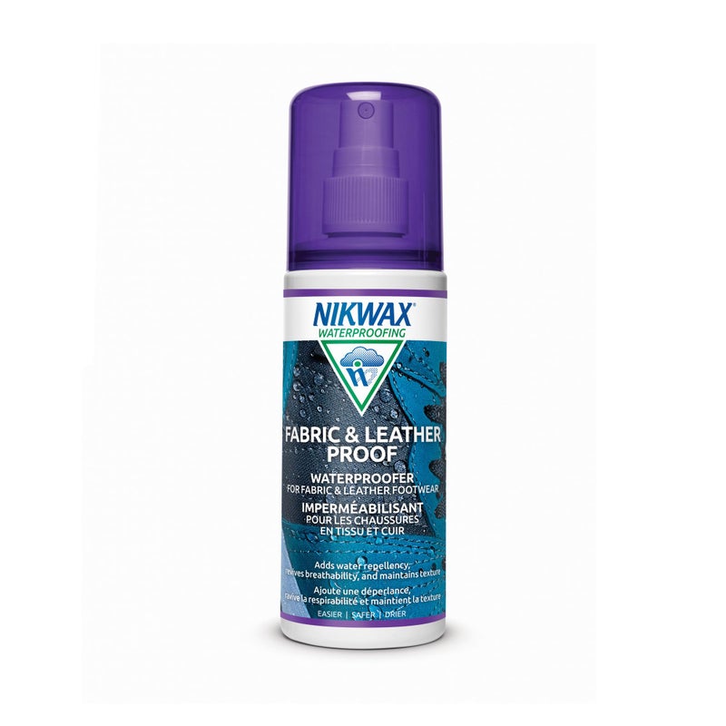 Nikwax Fabric & Leather Proof, Spray-On Waterproofing for Footwear, Restores DWR Water Repellency, Boot & Shoe Care, Rain Protection, Safe for Gore-Tex - Image 1