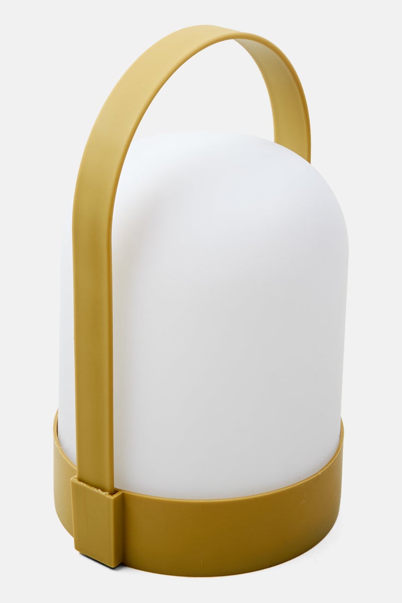 Muy Mucho Wood Effect Handle Lamp, Olive  - Image 2