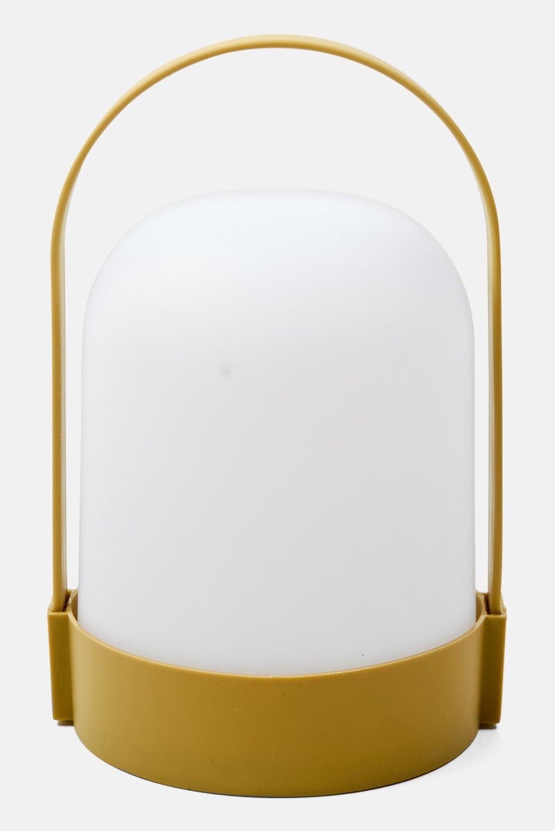 Muy Mucho Wood Effect Handle Lamp, Olive  - Image 1