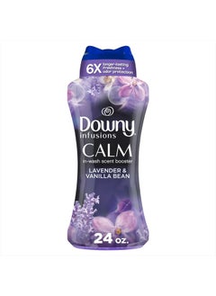 Downy Infusions In-Wash Laundry Scent Booster Beads, CALM, Soothing Lavender and Vanilla Bean, 24 oz  - Image 1