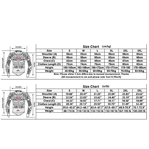 HEROBIKER Motorcycle Full Body Armor Jacket spine chest protection gear Motocross Motos Protector Motorcycle Jacket 2 Styles - Image 2