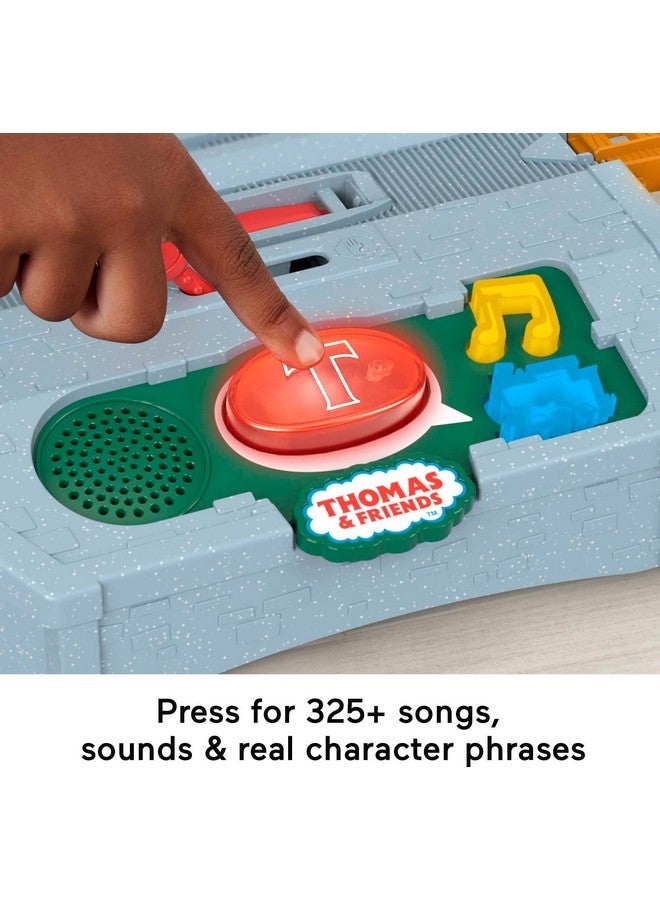 THOMAS & FRIENDS مجموعة قطار توماس وأصدقائه المتحرك مع مسار توصيل كرنك المتحدث مع أصوات وعبارات للعب التخيلي للأطفال من عمر 3 سنوات فما فوق - Image 3