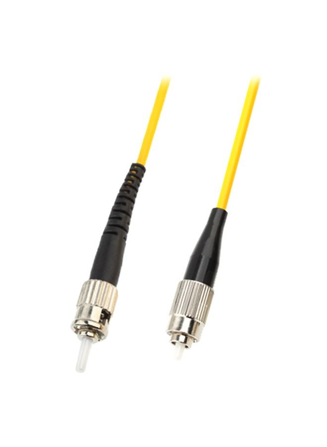 وصلة ألياف بصرية أحادية الوضع والنواة أصفر/أسود