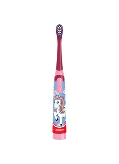 Colgate Kids Battery Powered Toothbrush, Unicorn, Extra Soft Toothbrush, Ages 3 and Up, 1 Pack