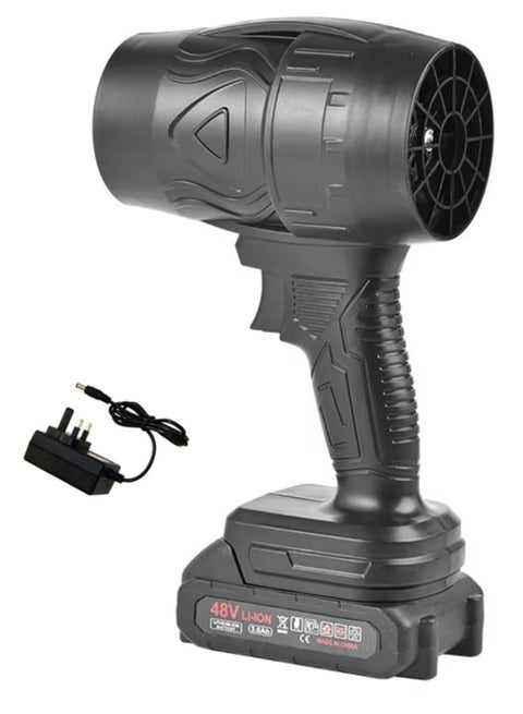 35,000 PA Powerful Air & Leaf Blower Fan, Rechargeable 3000 mAh Battery with Charger, Multipurpose for Cleaning Dust, Electronics, Keyboards, Car Interiors, Leaves & Home Use