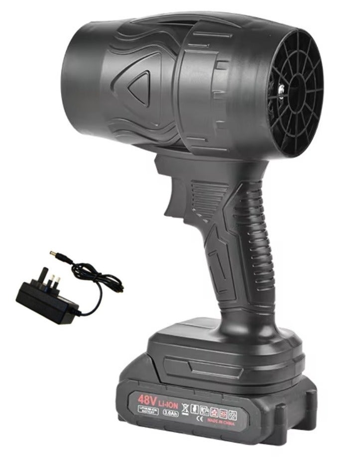 Violent 35,000 PA Powerful Air & Leaf Blower Fan, Rechargeable 3000 mAh Battery with Charger, Multipurpose for Cleaning Dust, Electronics, Keyboards, Car Interiors, Leaves & Home Use - Image 1