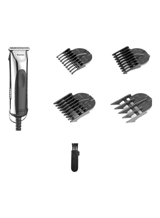 Kemei KM-850 4-in-1 Rechargeable Multi Function Shaver Silver/Black - Image 2